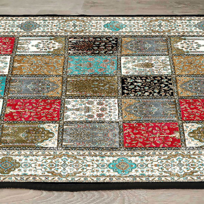 Conceptum Els1831 Alfombra de Terciopelo Multicolor 160 x 230 cm